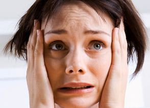 Woman having an Anxiety Attack